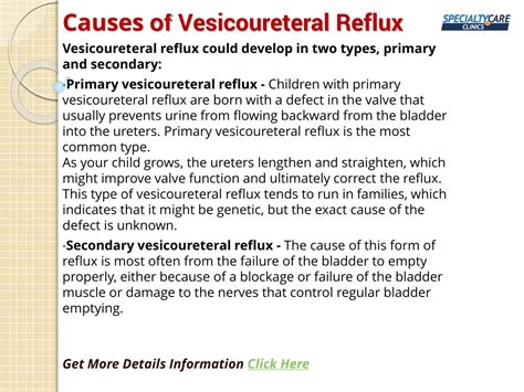 PPT - Vesicoureteral Reflux - Symptoms, Causes, and Treatment ...