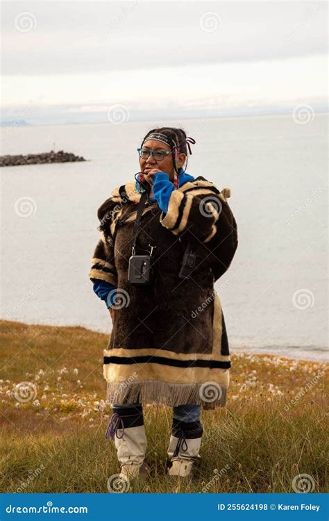 Inuit Guide at Pond Inlet, Baffin Island, Nunavut, Canada Editorial Stock Photo - Image of guide ...