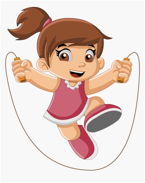 Cartoon Royalty-free Photography Illustration - Girls Rope Jumping ...