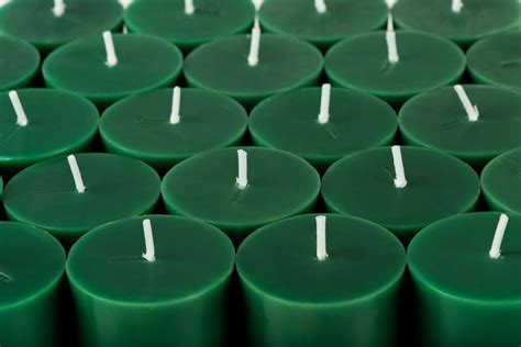 Green Candles | Green candle, Coloured candles, Candles