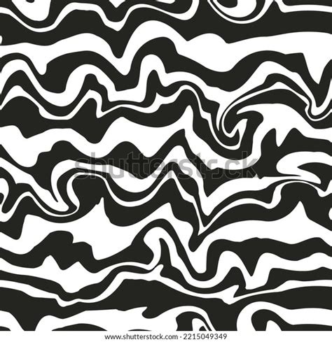 Black Curved Lines Seamless Pattern Stock Vector (Royalty Free) 2215049349 | Shutterstock