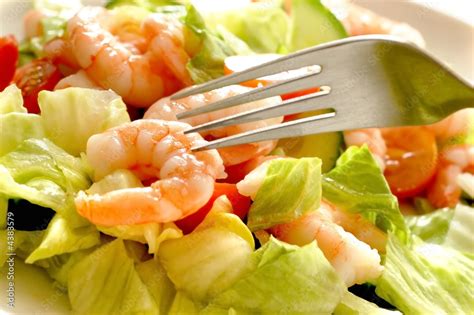 Prawn Salad Stock Photo | Adobe Stock