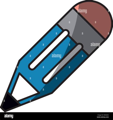 Wooden pencil isolated Stock Vector Image & Art - Alamy