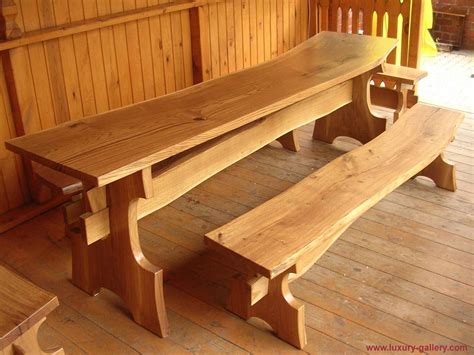 Rustic wood furniture