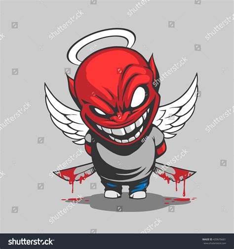 Comic Demon Illustration - 420676681 : Shutterstock