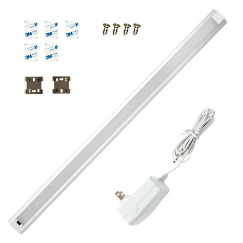 LED Under Cabinet Lighting Dimmable, Hand Wave Activated Under Counter Lighting Plug in for ...