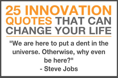 25 Innovation Quotes That Can Change Your Life - Ignition Framework