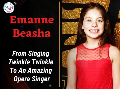 Emanne Beasha: From Singing Twinkle Twinkle To An Amazing Opera Singer - GCP Awards Blog