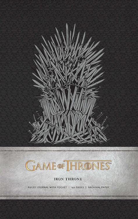 Game of Thrones: Iron Throne Hardcover Ruled Journal | Book by . HBO ...