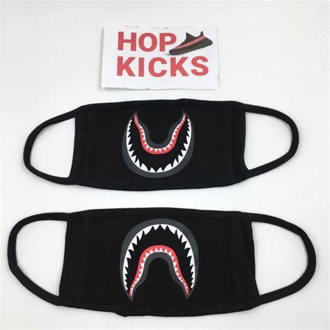 Bape Shark Black face Mask