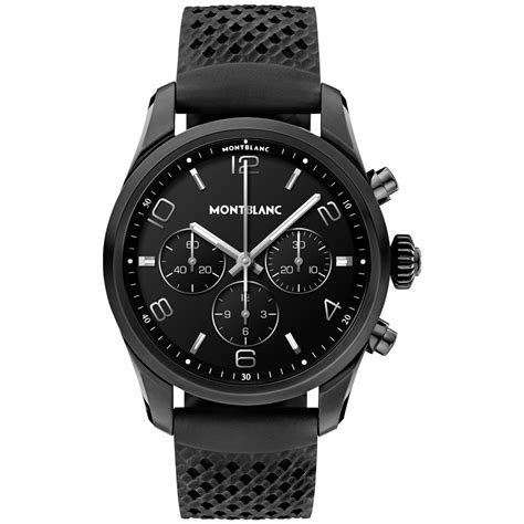 Montblanc Summit 2+ Smartwatch 127650 black rubber strap
