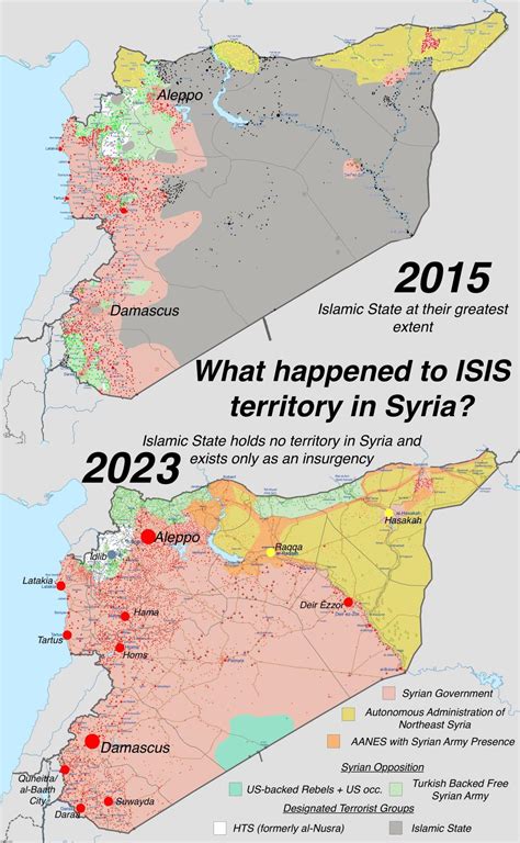 What happened to ISIS territory in Syria? - Maps on the Web