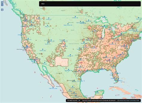 Availability map updated with Starlink GeoJSON coverage, population ...