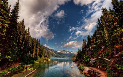 Fondos de pantalla : agua, montañas, Árboles, naturaleza 1920x1200 - CoolWallpapers - 1031669 ...