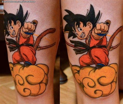 Tatuaje de Dragon Ball, Manga, Series de TV