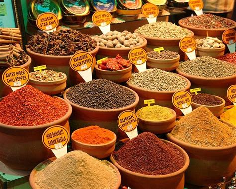 A Stall at the Egyptian (spice) Market | Spices, Seasoning and spice ...