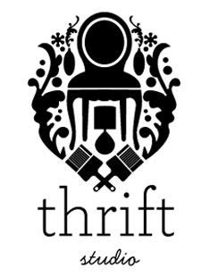 thrift_logo | Graphic design collection, Graphic design inspiration, Logo design