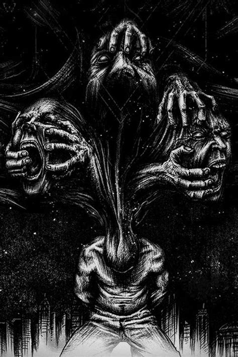 Worshipping by Nicolas Gazut © FB / Behance (Please leave links & credit … Ƹ̴Ӂ̴Ʒ) | Art, Horror ...