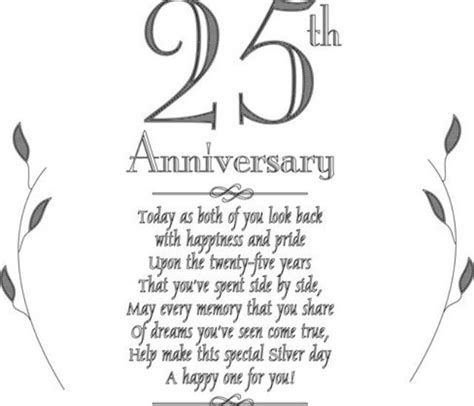 Pin by Kathy Light on Let's Celebrate | Anniversary poems, 25th ...