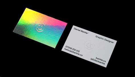 Holographic Business Cards - Custom Printing USA