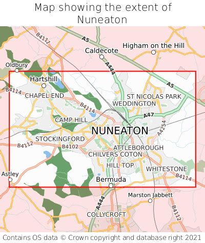 Where is Nuneaton? Nuneaton on a map