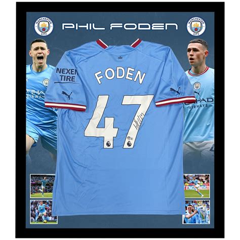 Soccer – Phil Foden Signed & Framed Manchester City Jersey (Beckett Hologram) | Taylormade ...