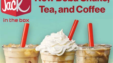 Jack-in-the-Box hops on the boba trend with limited-edition milk tea and iced coffee flavors