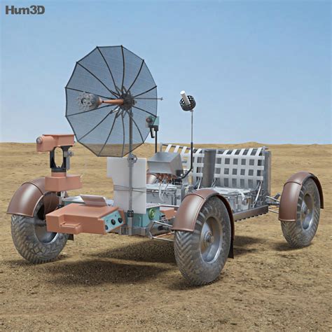 Apollo 15 Lunar Roving Vehicle 3D model - Spacecraft on Hum3D