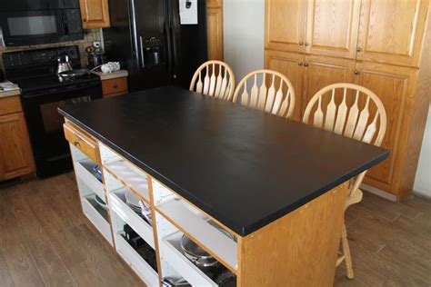 DIY Faux Soapstone Countertop - Chris Loves Julia