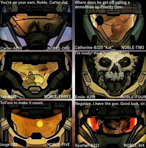 Noble Team | Halo funny, Halo spartan, Halo armor