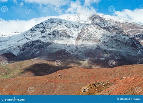 Mount Atlas in Morocco stock photo. Image of slope, cold - 41061562