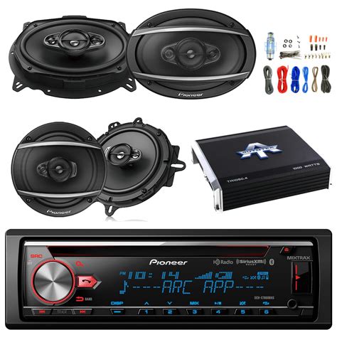 Pioneer CD Bluetooth Receiver with Enhanced Audio Functions Pioneer 6.9 Inch Coaxial Speakers ...