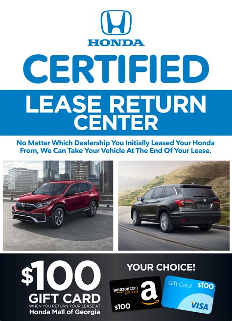 Honda Lease Return Center | Honda Mall of Georgia Serving Athens, GA