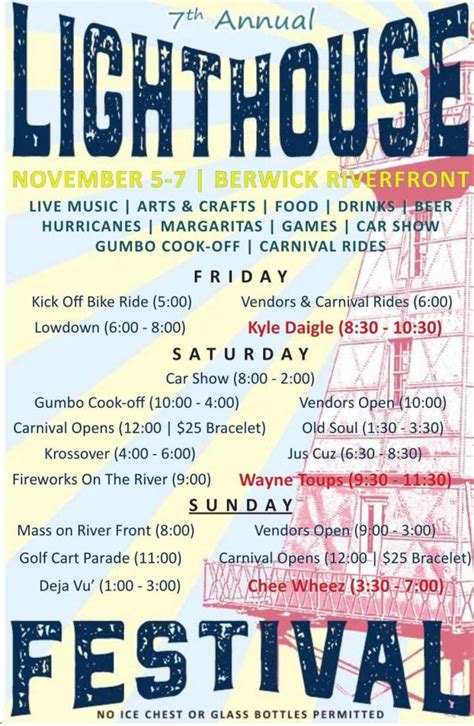 Berwick Lighthouse Festival begins Friday | St. Mary Now