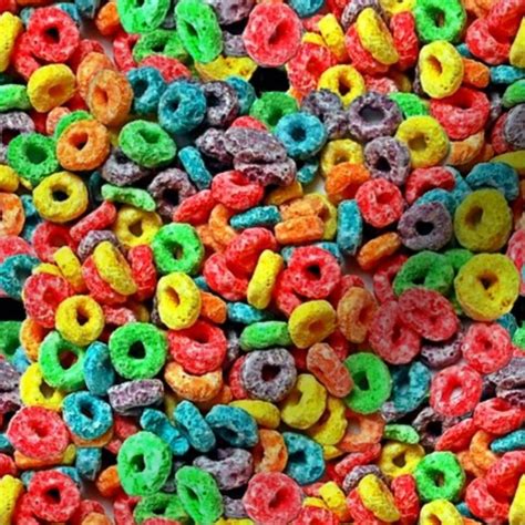 3 smaller custom colorful rainbow cereal - Spoonflower