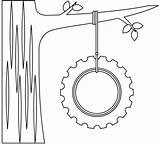 Tire Swing coloring Page  Free Printable Coloring Pages sketch template