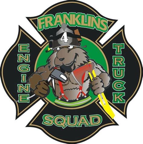 Franklins Fire Dept. Station 4 | Fire badge, Firefighter, Fire department