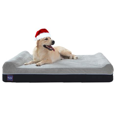 PETMAKER Medium Memory Foam Dog Bed With Removable Cover - Walmart.com