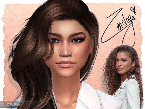 The Sims 4 Zendaya by Jolea at TSR - The Sims Game