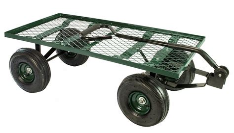 flatbed garden cart | Garden cart, Yard wagon, Small city garden