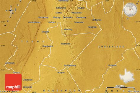 Physical Map of HARTSWATER