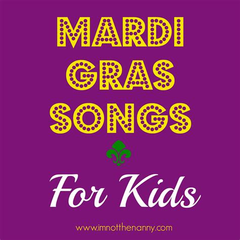 Mardi Gras Songs For Kids - I'm Not the Nanny