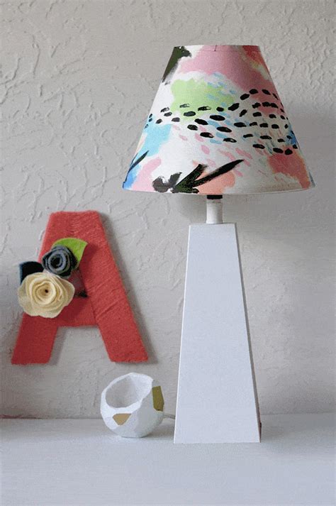 DIY Colorful Painted Lamp Shade