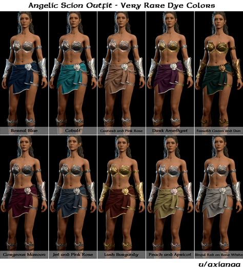 40 Dyes on Angelic Scion Outfit : r/BaldursGate3