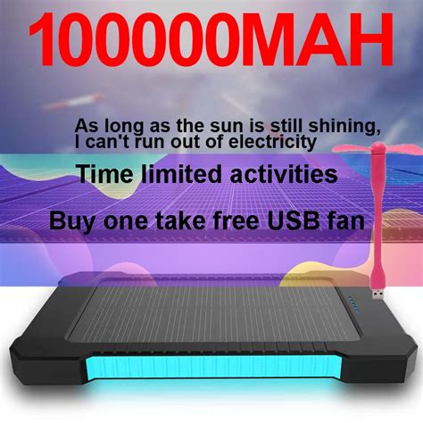 solar power bank 50000 mahSolar Powerbank 100000mah Original Power Bank ...