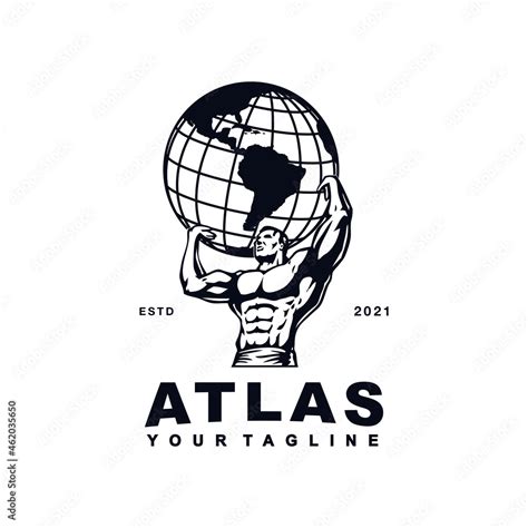 Atlas Logo designs Inspiration Logo Design Stock Vector | Adobe Stock