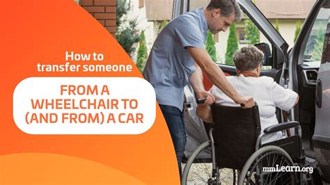 How to transfer someone from a wheelchair to (and from) a car - YouTube