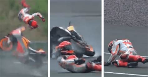 Is Marc Marquez retiring after horrific crash at Indonesia MotoGP? Fans say 'it's time to play ...