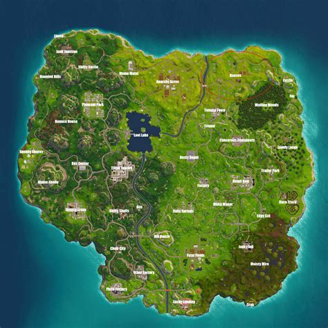 57 Best Pictures Fortnite Map Yellow Names - Fortnite Season 5 Map: What's in the New Fortnite ...