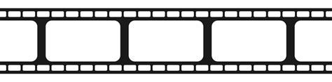 Seamless film strip. Tape of movie template on white background. Vector ...